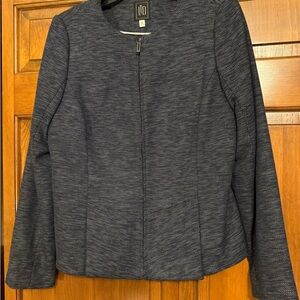 NWOT Women's Navy Blue Tweed Jacket from The Limited